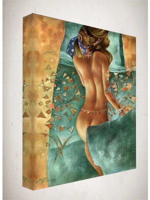 Şehzat Kanvas Tablo - Nü Resimler- NU16