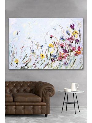 Şehzat Yağlı Boya Görünümlü Poyraz Yeli Kanvas Tablo