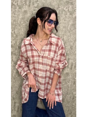 Leilaa Oversize Ekose Gömlek
