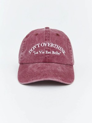 LC Waikiki Slogan Nakışlı Kadın Gabardin Kep Şapka  (S6)