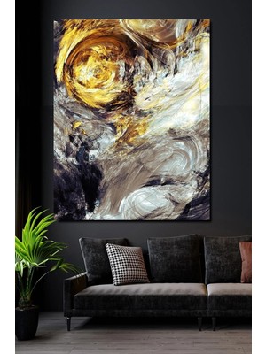 Şehzat Sürreal Silver & Gold Kanvas Tablo