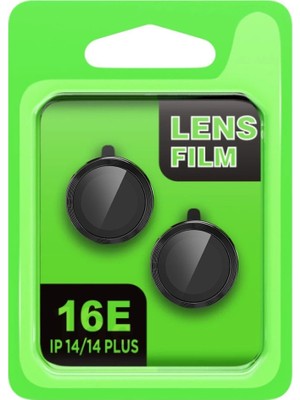 Buğz Iphone 16E Raze Metal Kamera Lens - Siyah