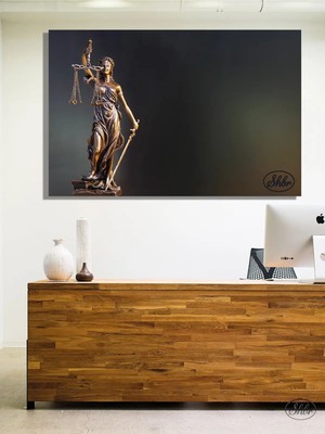 Şehzat Tekli Yatay Kanvas Tablo, Avukat, Hukuk Müşavirliği, Baro, Dekoratif Kanvas Duvar Tablosu