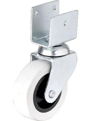 Buğz 324 - 50X20 mm Gri Kısa U Tablalı Teker 4 Adet