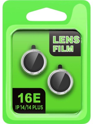 Buğz Iphone 16E Raze Metal Kamera Lens - Gümüş