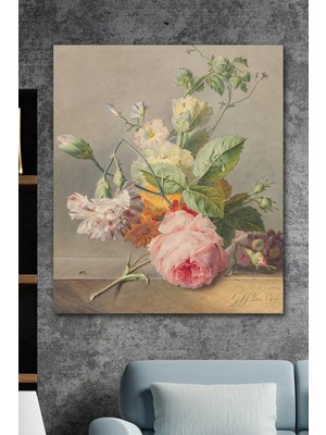 Şehzat Broken Rose Kanvas Tablo