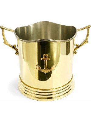 Store Mania Çapa Desenli Pirinç Buz Kovası  STRMIA-RSTTT34