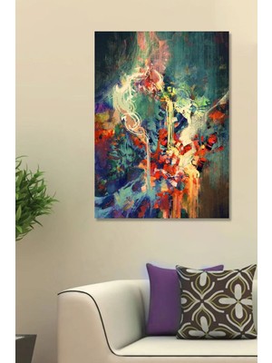 Şehzat Renklerin Cümbüşü Kanvas Duvar Tablo