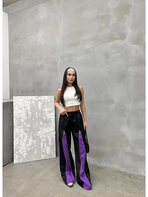 Dadya Milla Dadyaml Urban Zip Track Pant – Blok Detaylı 9561