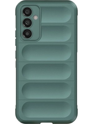 Buğz Samsung A56 Kılıf Optimum Silikon - Koyu Yeşil