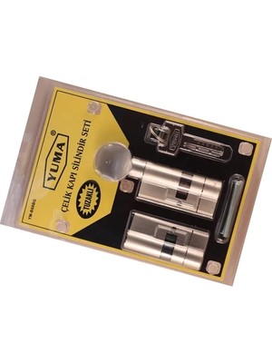 Buğz 68MM Mandallı Çelik Kapı Tuzaklı Barel Seti - Sarı