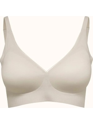 C&city Balensiz Dikişsiz Lazer Kesim Pedli Sütyen CC417 Taş