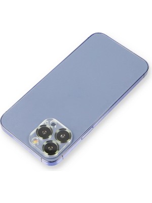 Buğz Iphone 13 Pro Max Metal Kamera Lens Koruma Cam - Koyu Yeşil