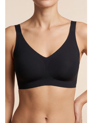 C&city Balensiz Dikişsiz Lazer Çıkarılabilir Pedli Sütyen C26215 Siyah