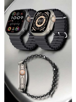 Uravas Store Yeni Nesil Akıllı Saat Titreşimli, Uyku & Takibi, Çift Kordon