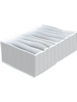 Uravas Store 8 Bölmeli Xl Pratik Bölmeli Çekmece Düzenleyici Organizer(Iç Çamaşırı Kravat Çorap Düzenleyici)