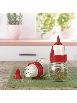 Uravas Store Mısır Figürlü Tuzluk Biberlik 2 Li Set