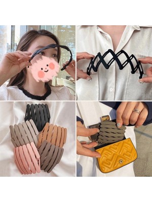 Uravas Store Portatif Katlanabilir Saç Tacı Saç Tokası