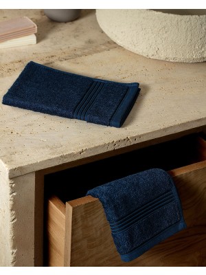 Madame Coco Clarette 2'li Pamuklu El Havlusu - Lacivert - 30X46 cm