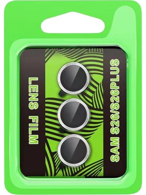 Buğz Samsung Galaxy S26 Plus Raze Metal Kamera Lens - Gümüş