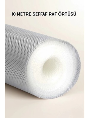 Uravas Store 10 Metre Silikon Tabanlı Şeffaf Çekmece Düzenleyici At