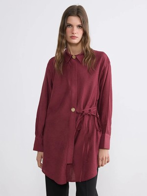 LC Waikiki Lcw Everyday Mor Desenli Kadın Gömlek Tunik