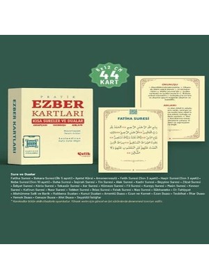 Uravas Store Pratik Ezber Kartları Kısa Sureler Dualar