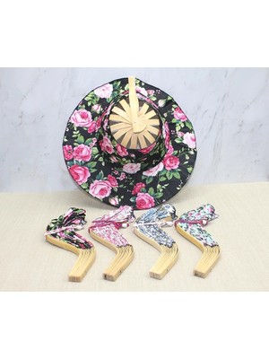 Uravas Store Ahşap Şapkalı Yelpaze ALK3573