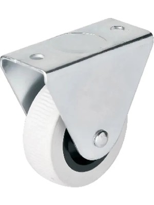 Buğz 105 - 50 mm Sabit Gri Pvc Teker 4 Adet