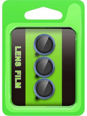 Buğz Samsung Galaxy S25 Fe Raze Metal Kamera Lens - Lacivert