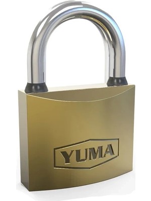 Buğz Sarı Kaplama Döküm Kısa Asma Kilit 38MM