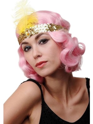 Uravas Store 70 Ler 80 Ler 90 Lar Temalı Altın Renk Çarliston Saç Bandı