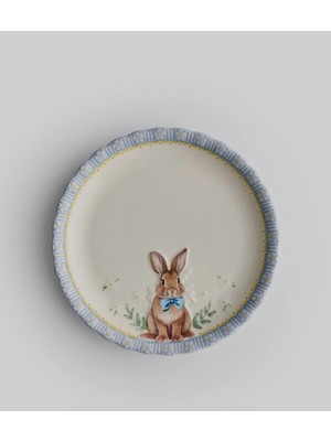 My Balli Store Primark Easter Tavşan Kabartmalı Tabak 21 cm