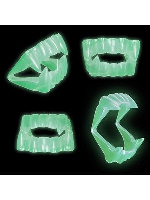 Uravas Store Karanlıkta Parlayan Fosforlu Çift Damak Takma Vampir Dişi