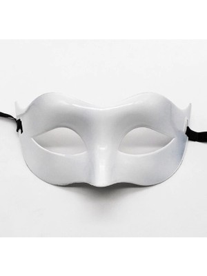 Uravas Store Beyaz Renk Masquerade Kostüm Partisi Venedik Balo Maskesi