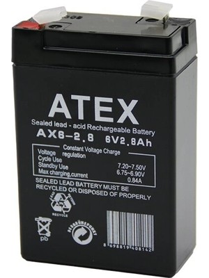 SHC4200 Ince Akü 6V 2.8AH Amper