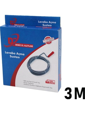 SHC4200 3mt x 6mm Susta Spral Lavabo - Gider Açar