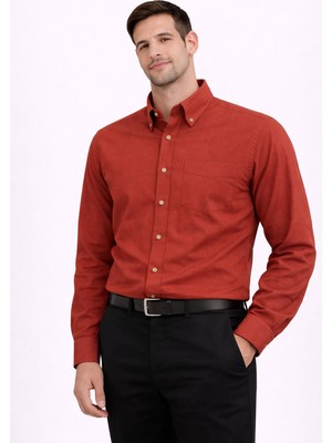 Dormen Uzun Kol Klasik Erkek Regular Fit Gömlek 7607