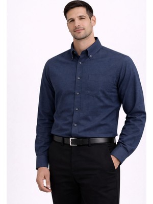 Dormen Uzun Kol Klasik Erkek Regular Fit Gömlek 7607
