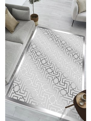 Pelura Halı Modern Desen Baskılı Kaymaz Yıkanabilir Salon Oturma Odası Mutfak Antre Hol Halısı Yolluk