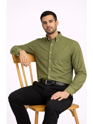 Dormen Uzun Kol Klasik Erkek Regular Fit Gömlek 7607
