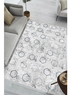 Pelura Halı Modern Baskılı Kaymaz Yıkanabilir Salon Oturma Odası Mutfak Antre Hol Halısı Yolluk