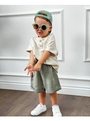 Butik Erkek Çocuk %100 Pamuklu Alt - Üst 2'li Takım