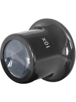 Uravas Store 10X Büyütmeli,saat,takı Onarım Için Cam Lensli Optik Göz Büyüteç