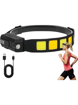 Uravas Store Sensörlü Cob Xpg LED Kafa Lambası WT-066