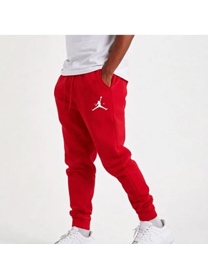 Nike Jordan Jumpman Fleece Erkek Kırmızı Eşofman Altı