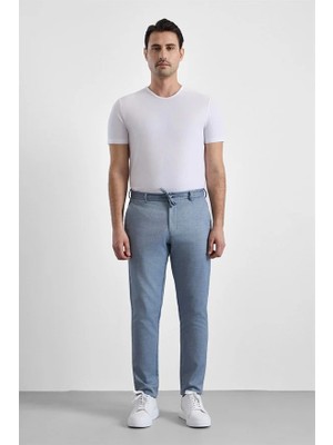 Süvari Lacivert Slim Düz Jogger Pantolon