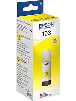 Epson T00S44A 103 Yellow Sarı Şişe Mürekkep