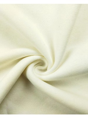 Kumaş Parça Ekru Renkte Şardonlu 3 Iplik Kumaş 150X90CM