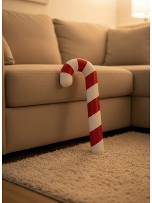 Buğz Yılbaşı Temalı Dekoratif Şeker Biblo Sıcak Salon Aksesuarı 13X34 cm